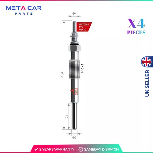 Glow plugs for dacia - 4x,