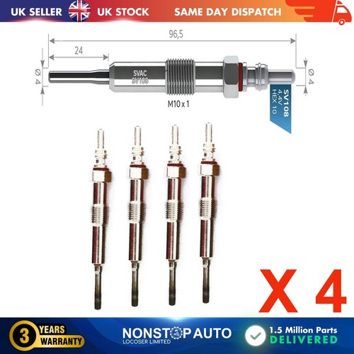 Glow plugs for renault - 4x,