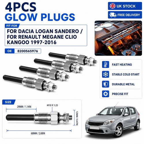 4pcs glow plugs for - glow,