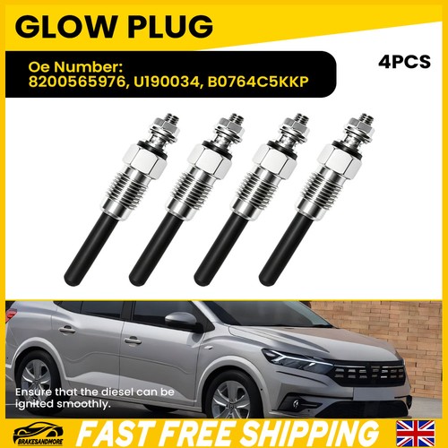 4pcs glow plugs fits - plugs, dacia