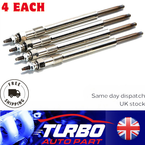 Heater glow plugs - 4x, for