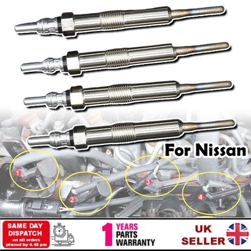 5dci heater glow plugs 4x - 1.5dci,